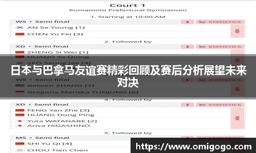 日本与巴拿马友谊赛精彩回顾及赛后分析展望未来对决